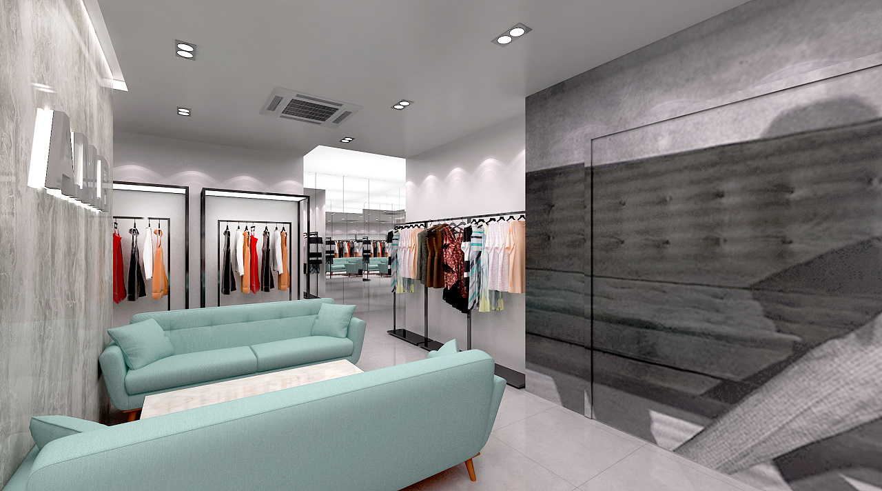 時(shí)尚女裝店裝修效果圖