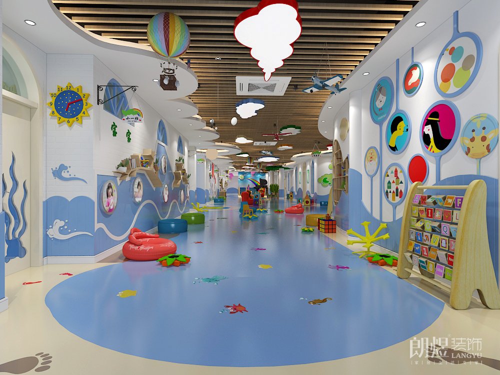早教幼兒園過(guò)道