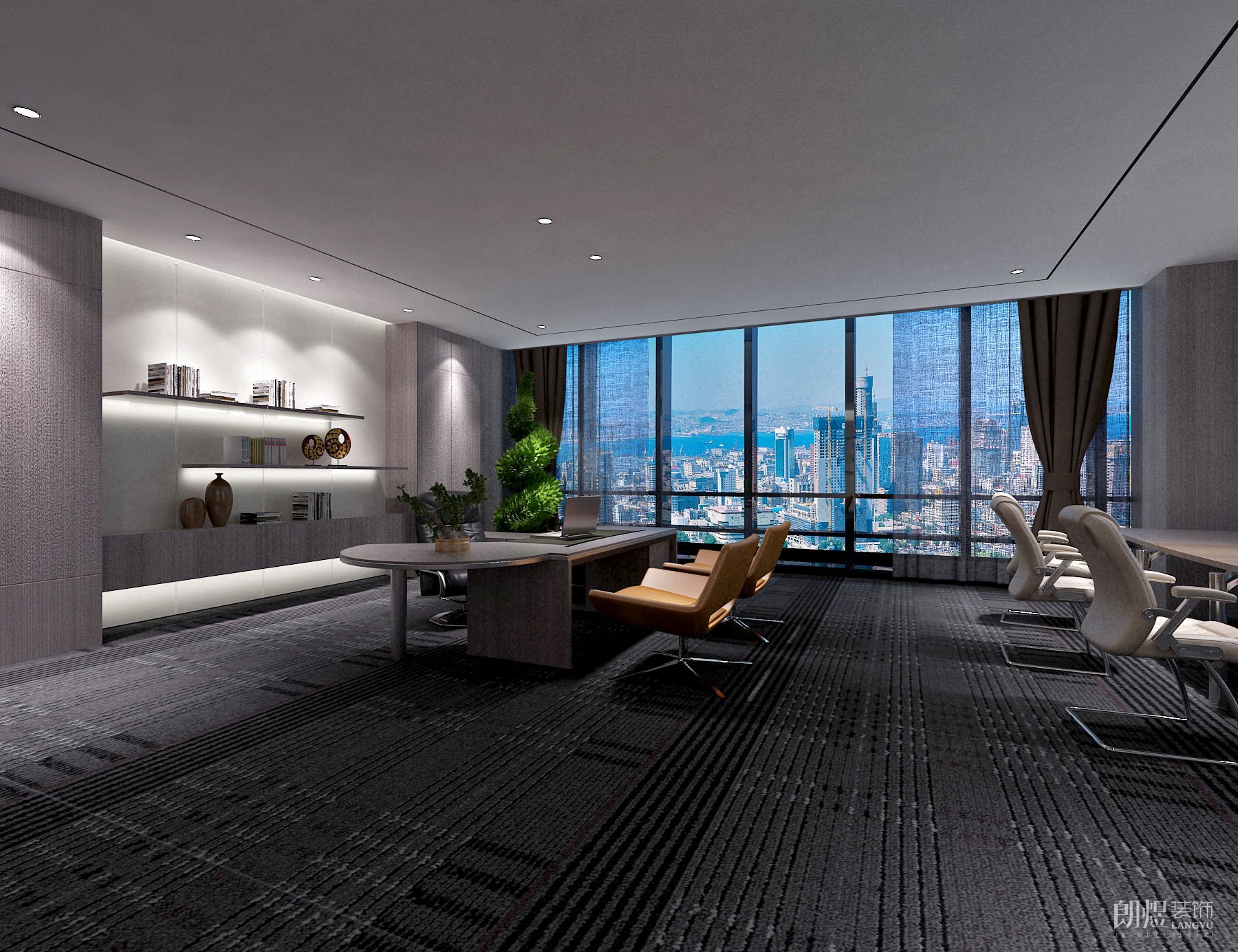 雅活薈總經(jīng)理辦公室效果圖