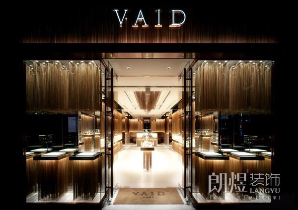 高檔珠寶店鋪招牌門頭裝修設(shè)計效果圖