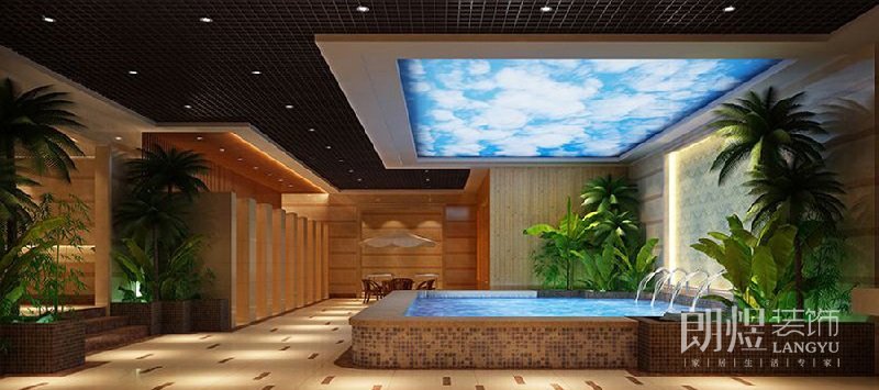 洗浴會(huì)所裝修設(shè)計(jì)效果圖