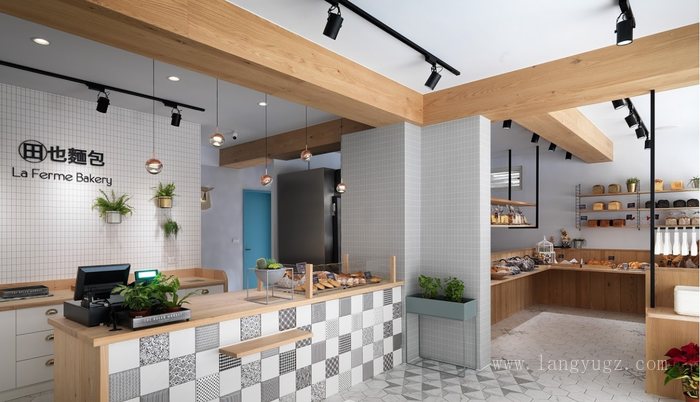 日式面包店收銀臺(tái)設(shè)計(jì)效果圖