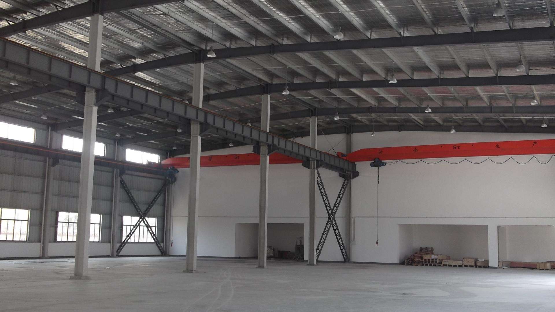 廠房頂部施工圖-成都朗煜工裝