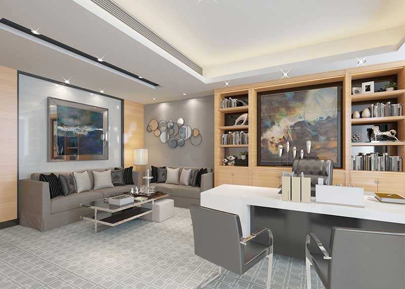 老總辦公室裝修效果圖（2）