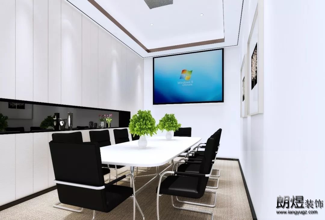 成都專業(yè)辦公室裝修公司之會(huì)議室案例效果圖