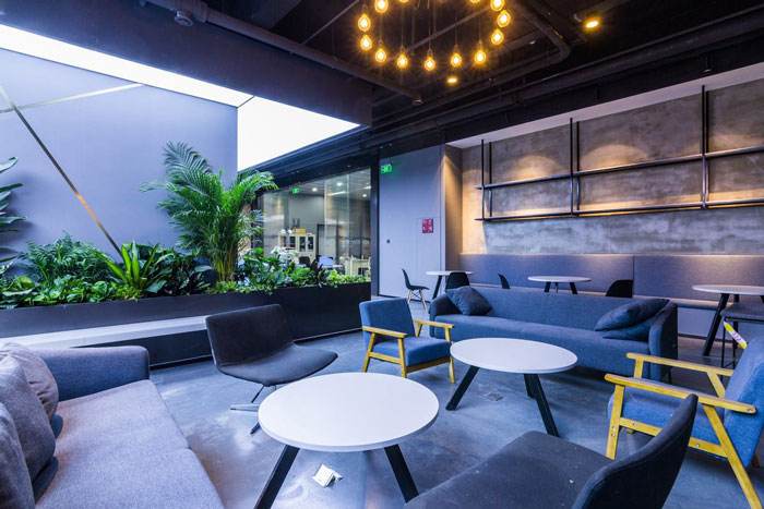 成都辦公室裝修實景效果圖