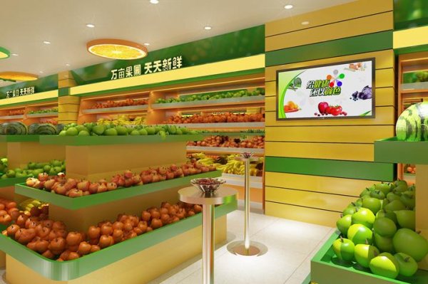水果店鋪這樣裝修，銷售量暴增！